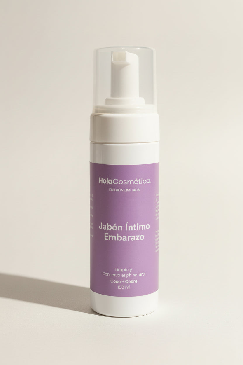 Jabón Íntimo para Embarazo en Espuma - Cuidado Natural y Seguro | Hola Cosmética
